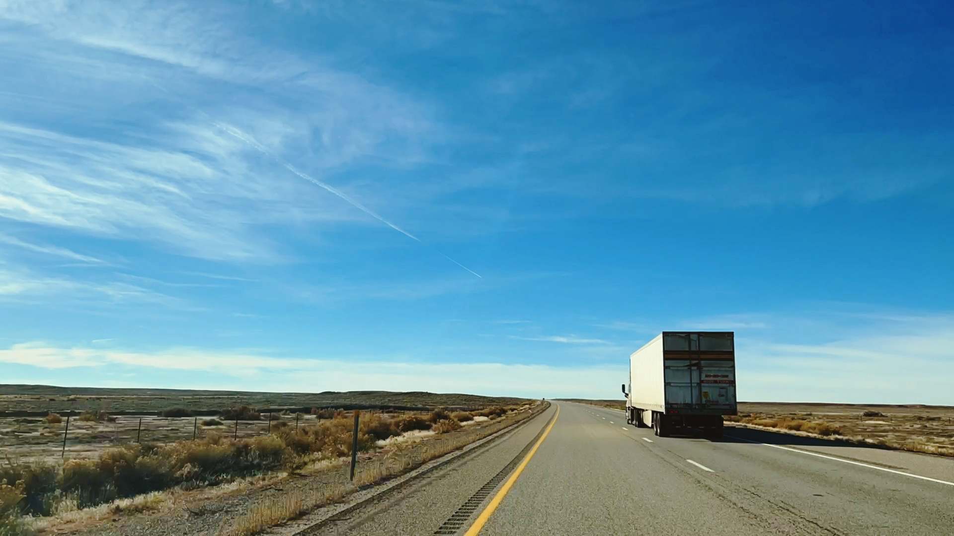 Interstate 70 Driver POV in Southwest USA Afternoon Highway Travel Utah Highway Driving Photo Series